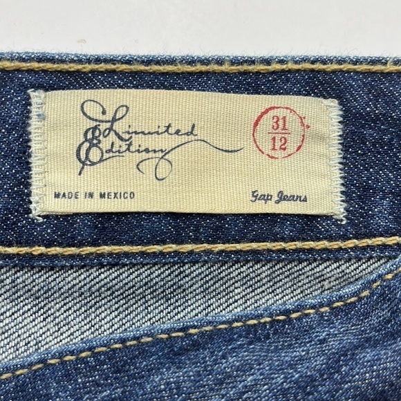 Gap Jeans Limited Edition Sexy Boot Size 31/12 - Picture 8 of 16